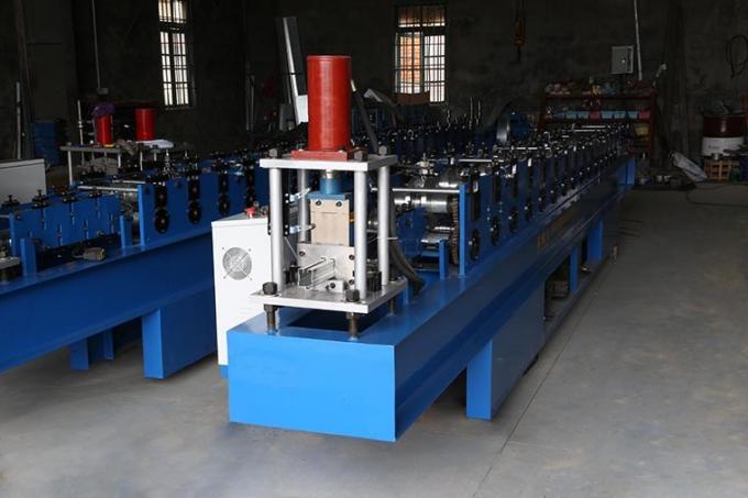 Panasonic PLC Control Full Automatic Shutter Door Guide Roll Forming Machine Long Time Service Time