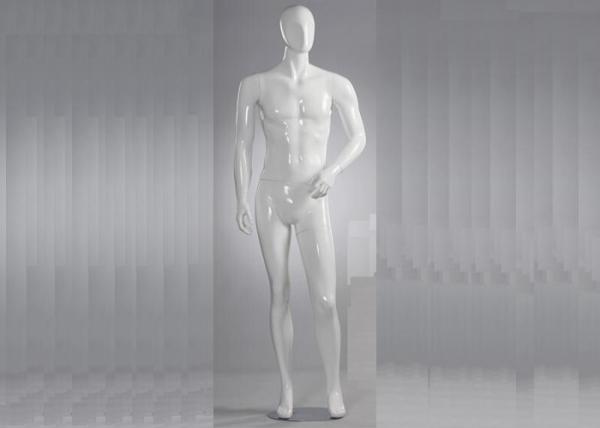 Eco Friendly Fiberglass Shop Window Mannequin , Standing Store Dummies