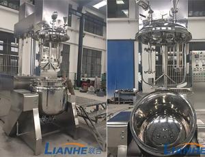 Quality ISO 300L Toothpaste Manufacturing Equipment , SUS316L Cosmetic Making Machine wholesale
