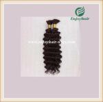 Indian 5A virgin remy hair bulk ,natural color(can be dye) deep wave 10''-26'