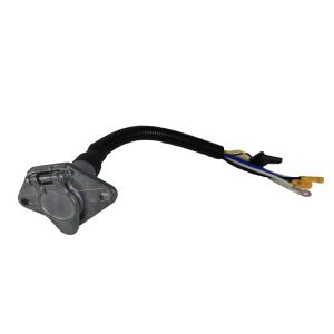 Quality SAE J2863 Trailer Electrical Connector Trailer Adaptor Black Color OEM Standard wholesale