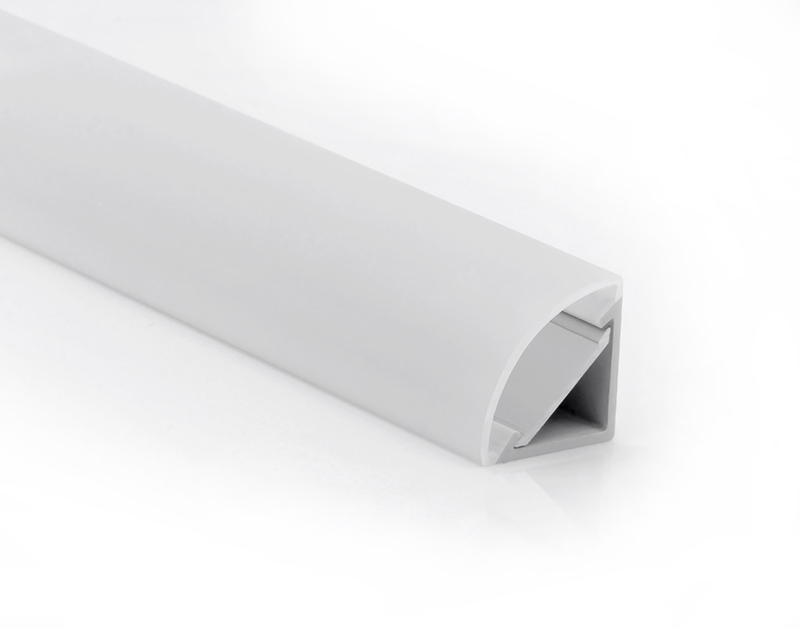 90 degree wall Corner waterproof led profile for led strip light