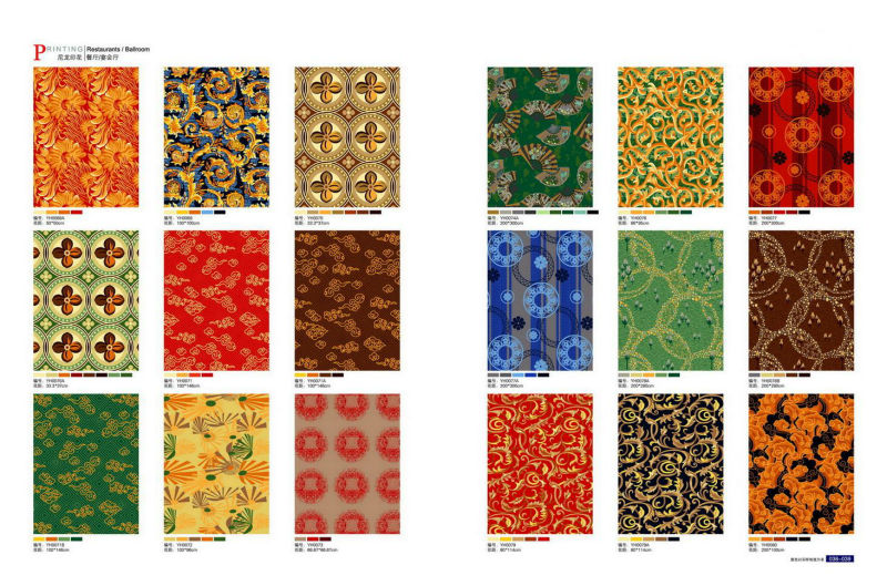 100 Nylon Modern Home Carpet , Nylon Printed Carpet Various Color