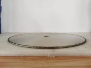 Quality D35/40 Grits Electroplated Diamond Grinding Wheels Cutting Disc 350*4*25.4*4mm wholesale