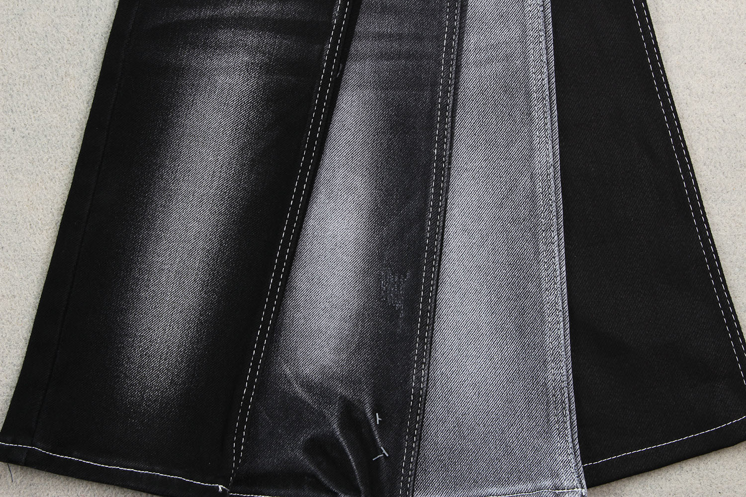 11Oz Denim Fabric With Good Stretch Black Backside For Man Jeans