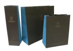 Black Personalised Handmade Sheet Paper Bag Customized Logo Printing