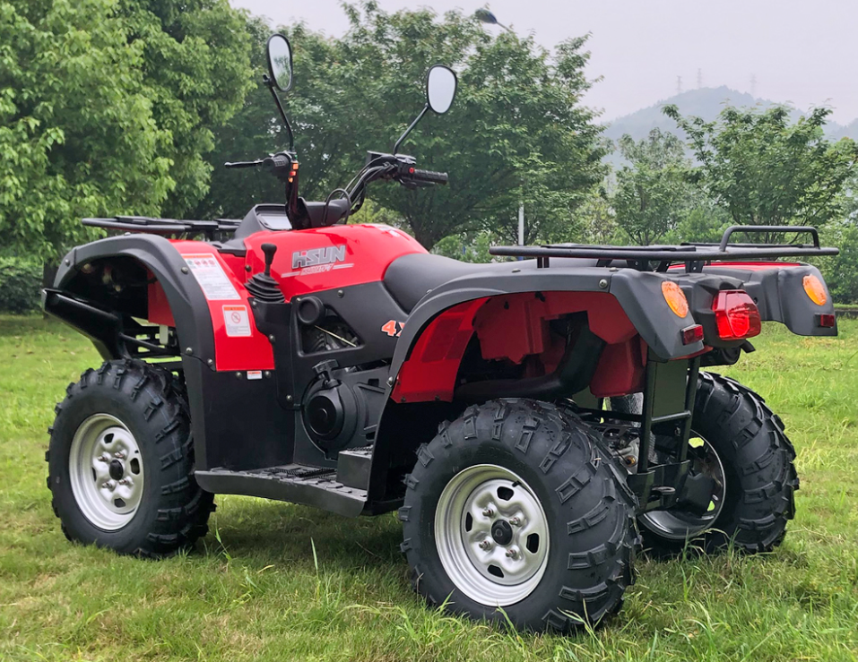 400cc Engine Hisun Moto ATV 4x4 Gas / Diesel Fuel and 250-300mm Minimum Grand Clearance