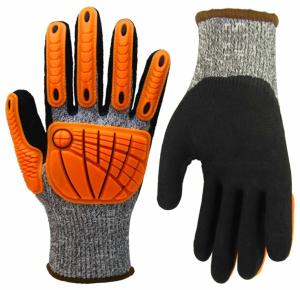 Quality High Dexterity Cut Resistant Anti Impact Gloves TPR Heavy Mechanic Gloves wholesale