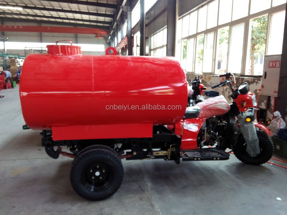 1 Reverse Gearshift Water Tank Tricycle for Fire Protection and Cargo Delivery