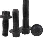 12 Torx Point Flange Head Bolt Din34800 Black Oxide Steel Material ASME B18.6.3