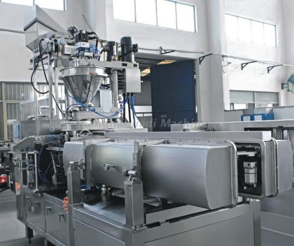 Durable Premade Bag Packing Machine / Snack Food Packaging Machine Speed 100