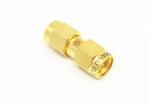 50Ω Brass Gold Plated SMA RF Adapter Beryllium Bronze Contacts
