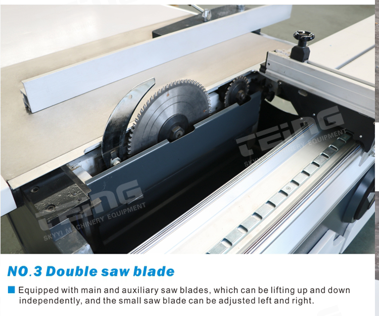 Precision Sliding Table Panel Saw with 5.5KW 1.1KW Power and 3000x375 mm Dimensions
