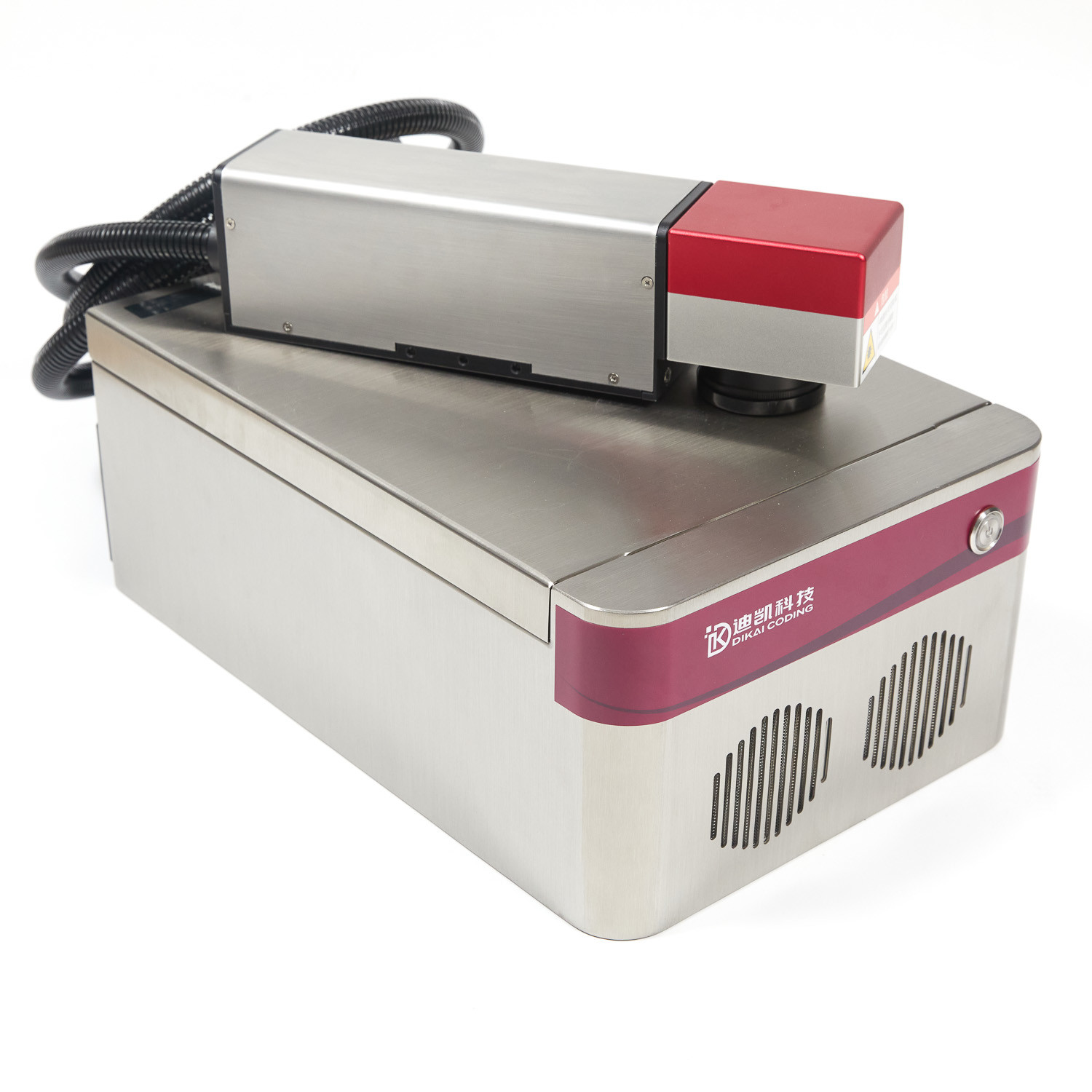 Fiber Marking Laser Expiry Date Printing Machine IP55 264V 1064μm High Speed