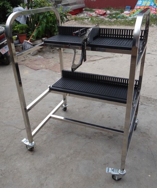 Aluminium Alloy H1100mm Smt Feeder Cart Fuji Spare Parts