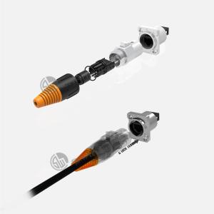 Quality IP65 Waterproof Rj45 Male And Female Connector Metal Button Upgrade Model wholesale