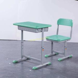 Quality XJ-K007 Chinese Supplier Height Adjustable Mint Green 600*400mm HDPE Student Desk wholesale