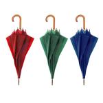 Metal Frame J Stick 23 Inch Wooden Handle Umbrella