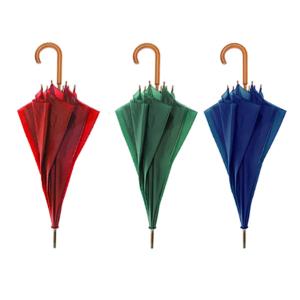 Quality Metal Frame J Stick 23 Inch Wooden Handle Umbrella wholesale
