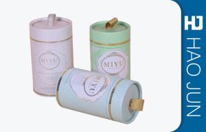 Quality Luxury Design Cardboard Round Candle Boxes Candle Gift Tube Packaging wholesale