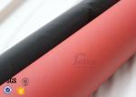 Red Silicone Coated Silica Fabric 800℃ 0.7mm Fiberglass Insulation Materials