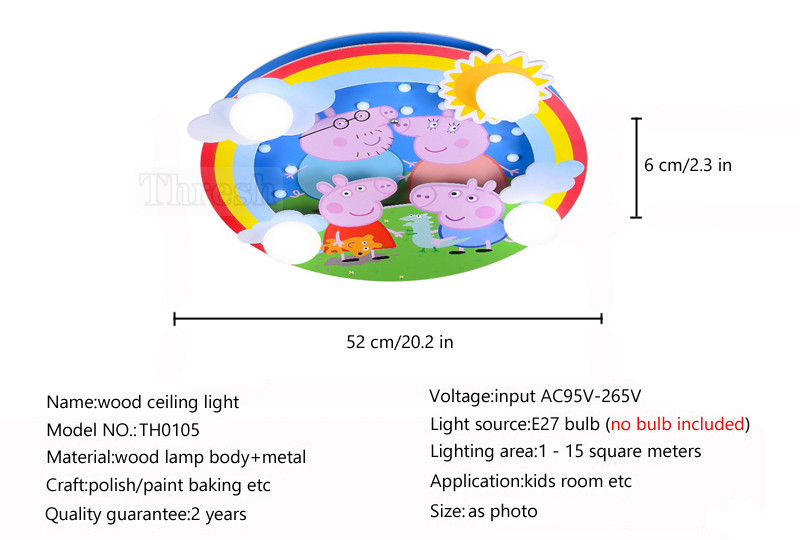 Led Cute Bedroom Lights For Girls Room Cartoon Kids Ceiling Light(WH-MA-148)