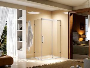 Quality Tempered Glass Bathroom Shower Units Enclosure LBS7801 Sanitary Grade wholesale