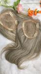 European hair high quality human hair mono topper for hair loss women hair