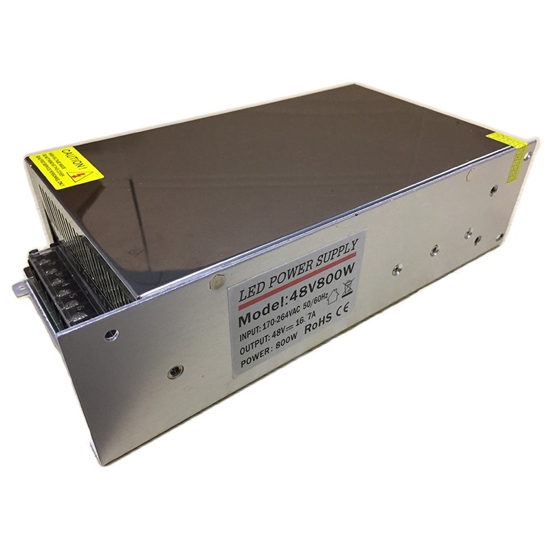 48v 800w Indoor power supply IP20 Transformer Adapter for LED Light