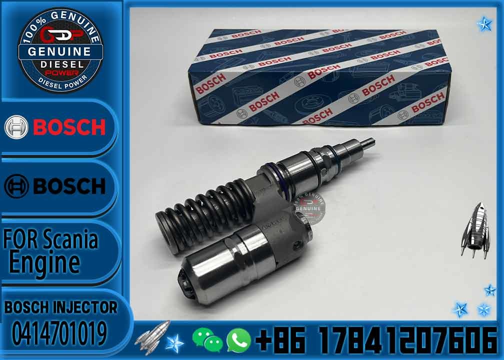 Genuine unit fuel injector 0414701082 0414701019 0414701027 1440579 For Scania P340 10.6 d