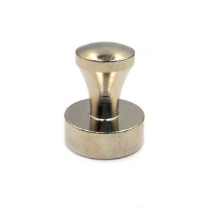 Quality Super Strong Silver Color Metal Material Magnetic Push Pin Magnet for Office wholesale