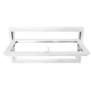 Quality Casement UPVC Hopper Window Apricot Profile Waterproof wholesale