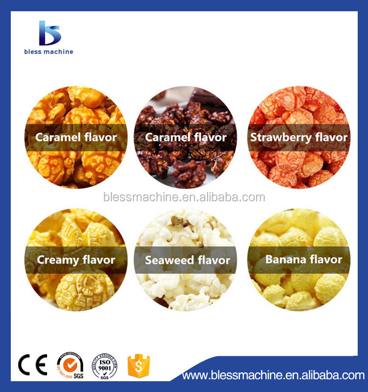 Gas or Electric Popcorn/Pop Corn Snack Machine 530mm Pan Diameter