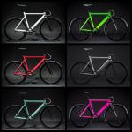 6061 Aluminum Alloy Single Speed Fixed Gear Fixie Bike