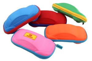 Quality eva zipper car kids eyewear case wholesale