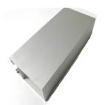 Silver Sandblasting Anodized Aluminum Profiles 6063 T5 Alloy