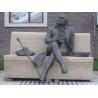 Buy cheap hand made carving bronze reading nan figurines from wholesalers