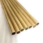 Yellow Copper Pipe Precise Hollow Copper 5mm 6mm 8m C43400 Mirror Polished Brass