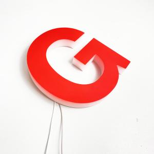 Quality Front Lit 3D Letter Sign Board Full Body Lighting wholesale