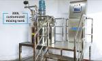 300L Vacuum Emulsifier Mixer Antigen Reagent Solution Making Machine Heating