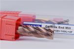 Carbide End Mill , 18-14mm 4 Flute , TiSiN Coating , upto HRC55 , carbide cutter