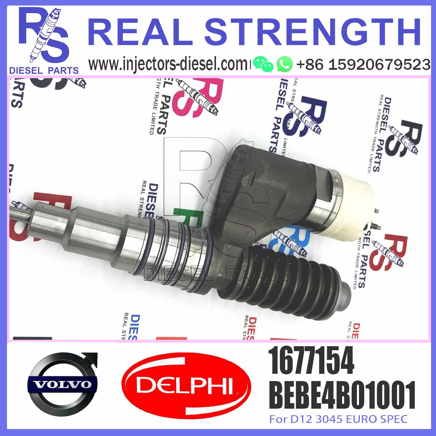 High Quality Diesel Common Rail Injectors 1677154 For Truck Excavator Models Engine
