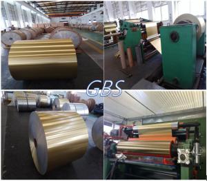 Quality Corrosion Resistance Coloured Aluminium Foil , Industrial Aluminum Foil Rolls wholesale