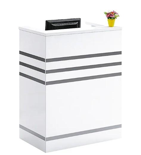 Modern Retail Wooden Boutique Reception Desks Office Small Register Checkout