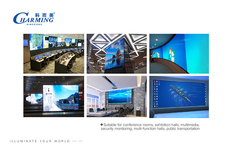 256x192 Indoor Fixed LED Display Screen Anti Collision Multiscene