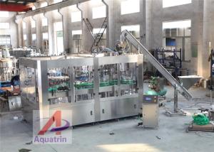 Quality Beer 6000BPH Bottle Filling Capping And Labeling Machine Accuracy 99.9% wholesale