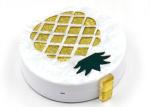 Trendy Pineapple White Clutch Bag , Evening Clutch Bags For Splicing Banquet