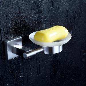 Quality Square Liquid Soap Dish Holders Wall Mounted Polished wholesale