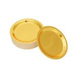 Disposable Party Supplies Gold Paper Plate Napkin Cup Adult Birthday Party Decor