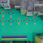 5mm Thickness Outdoor Sports Surfaces Silicon Pu Sport Badminton Court